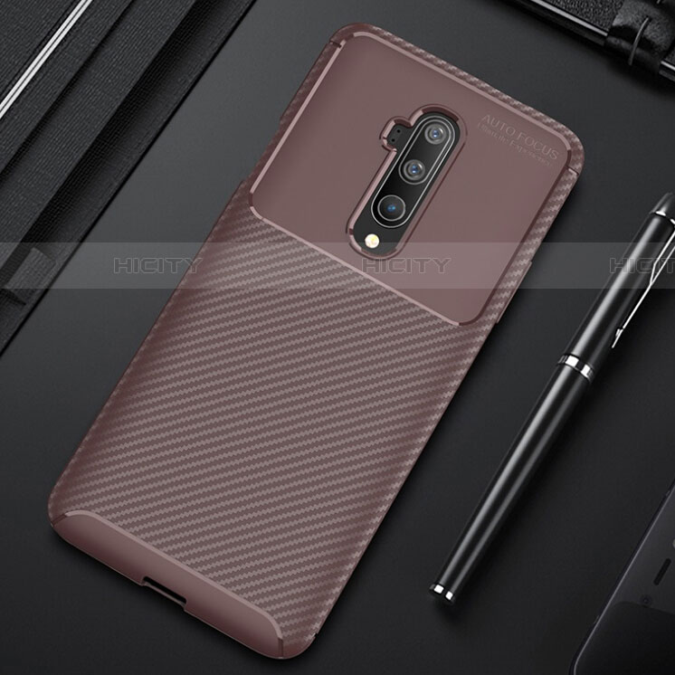 Custodia Silicone Cover Morbida Spigato per OnePlus 7T Pro