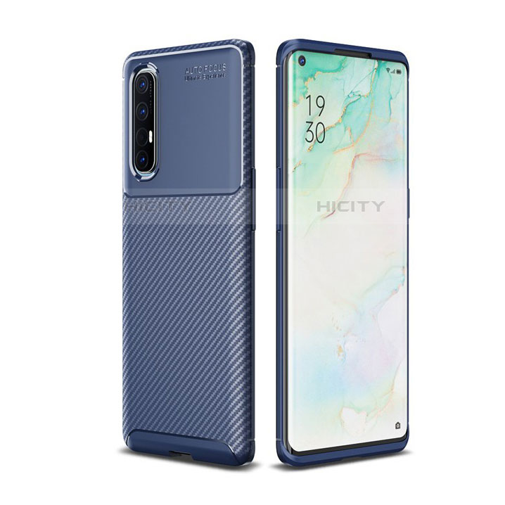 Custodia Silicone Cover Morbida Spigato per Oppo Find X2 Neo