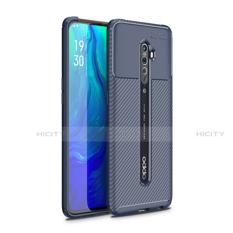 Custodia Silicone Cover Morbida Spigato per Oppo Reno2