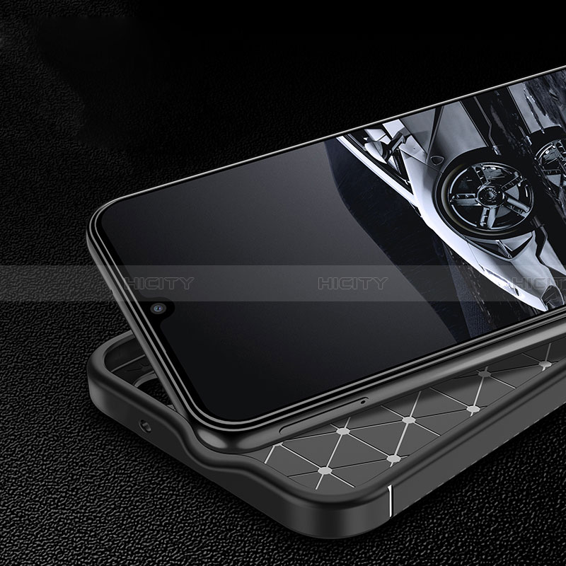 Custodia Silicone Cover Morbida Spigato per Samsung Galaxy A14 5G Nero