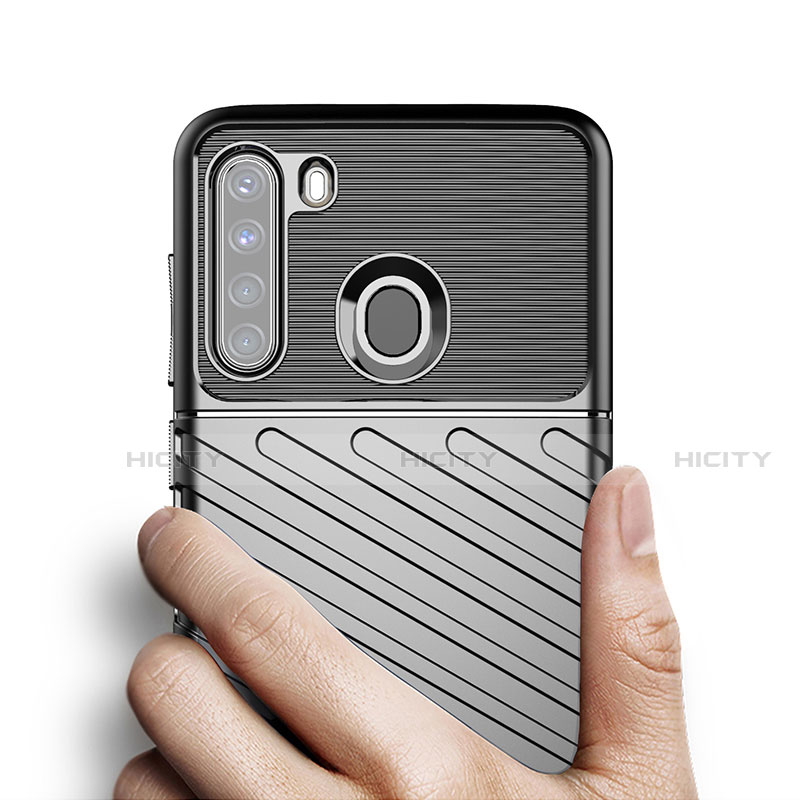 Custodia Silicone Cover Morbida Spigato per Samsung Galaxy A21