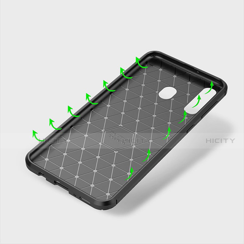 Custodia Silicone Cover Morbida Spigato per Samsung Galaxy A60