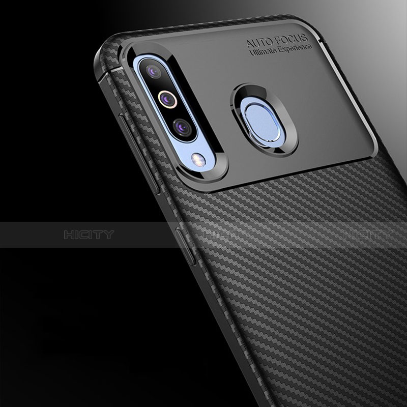Custodia Silicone Cover Morbida Spigato per Samsung Galaxy A60