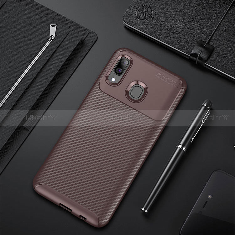 Custodia Silicone Cover Morbida Spigato per Samsung Galaxy M10S