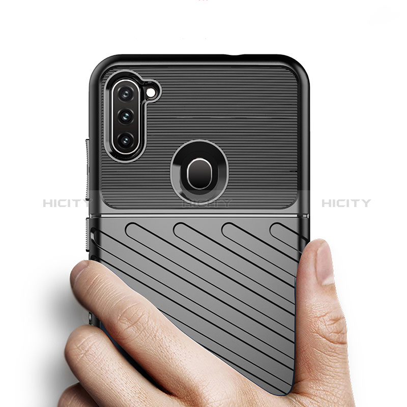 Custodia Silicone Cover Morbida Spigato per Samsung Galaxy M11