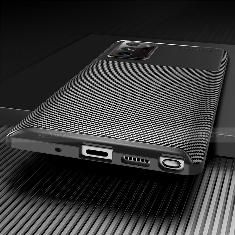 Custodia Silicone Cover Morbida Spigato per Samsung Galaxy Note 20 Ultra 5G
