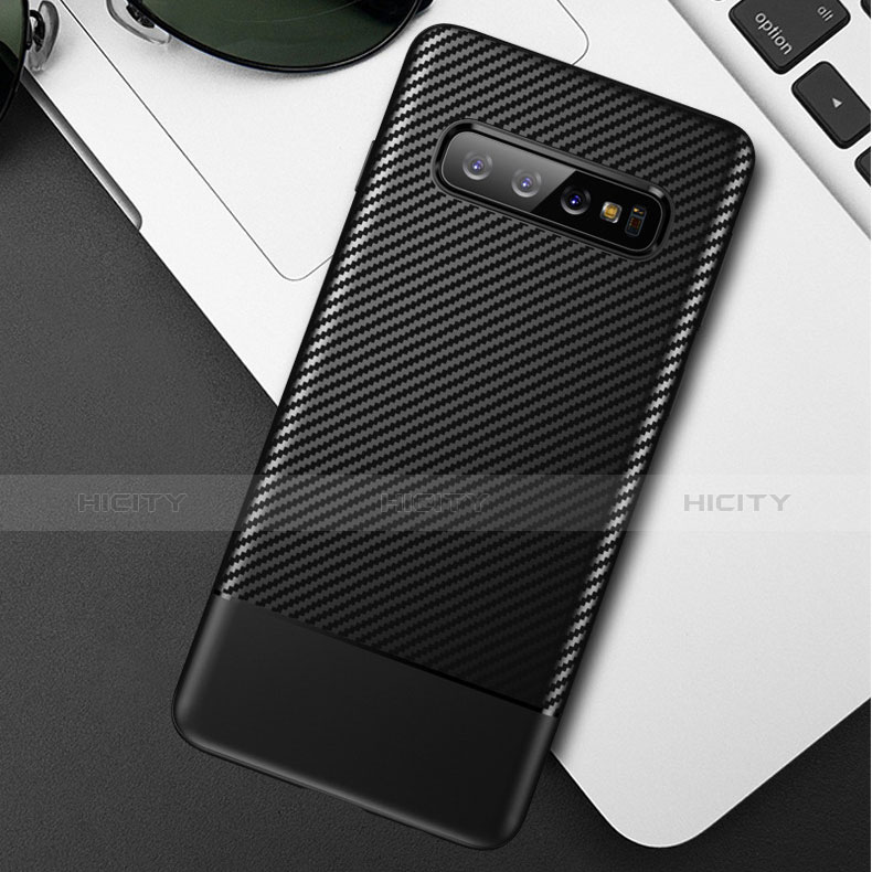 Custodia Silicone Cover Morbida Spigato per Samsung Galaxy S10