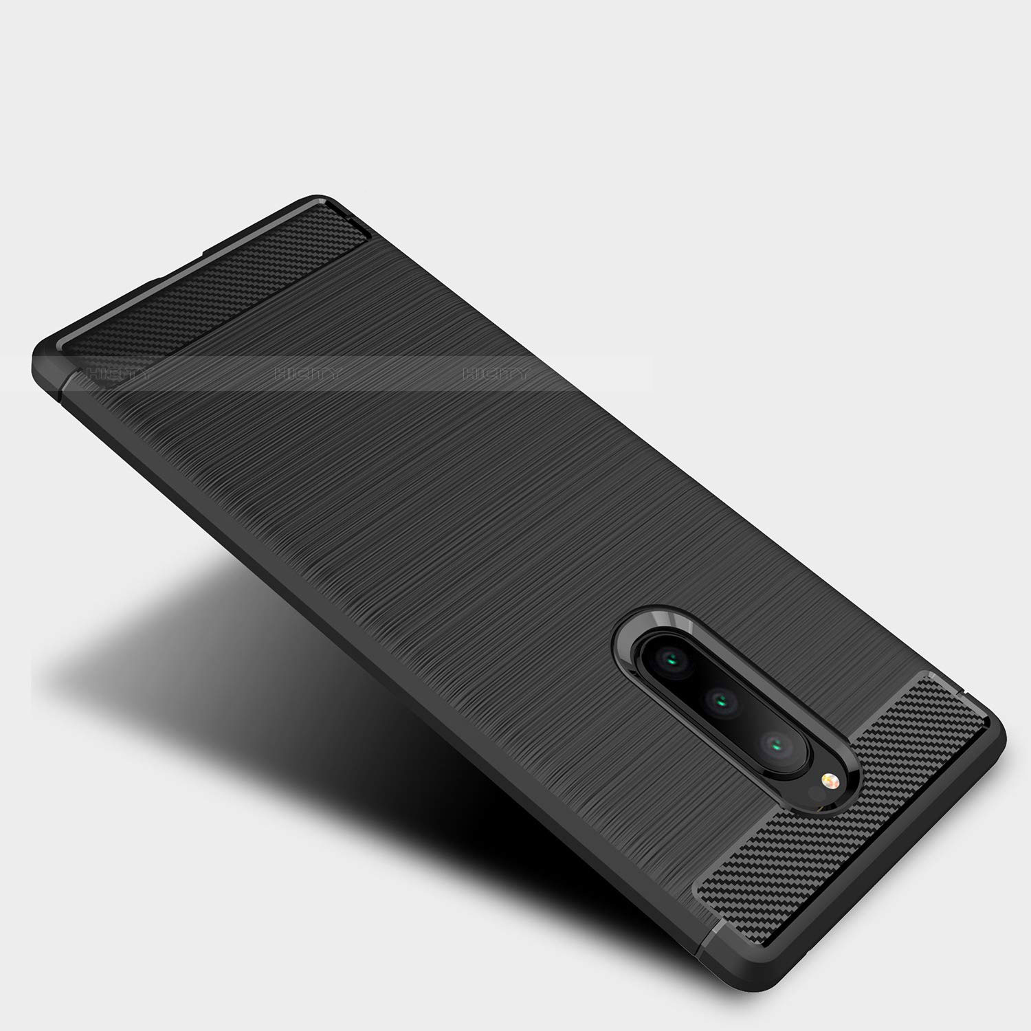 Custodia Silicone Cover Morbida Spigato per Sony Xperia 1