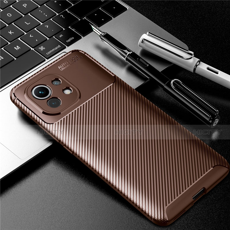 Custodia Silicone Cover Morbida Spigato per Xiaomi Mi 11 5G