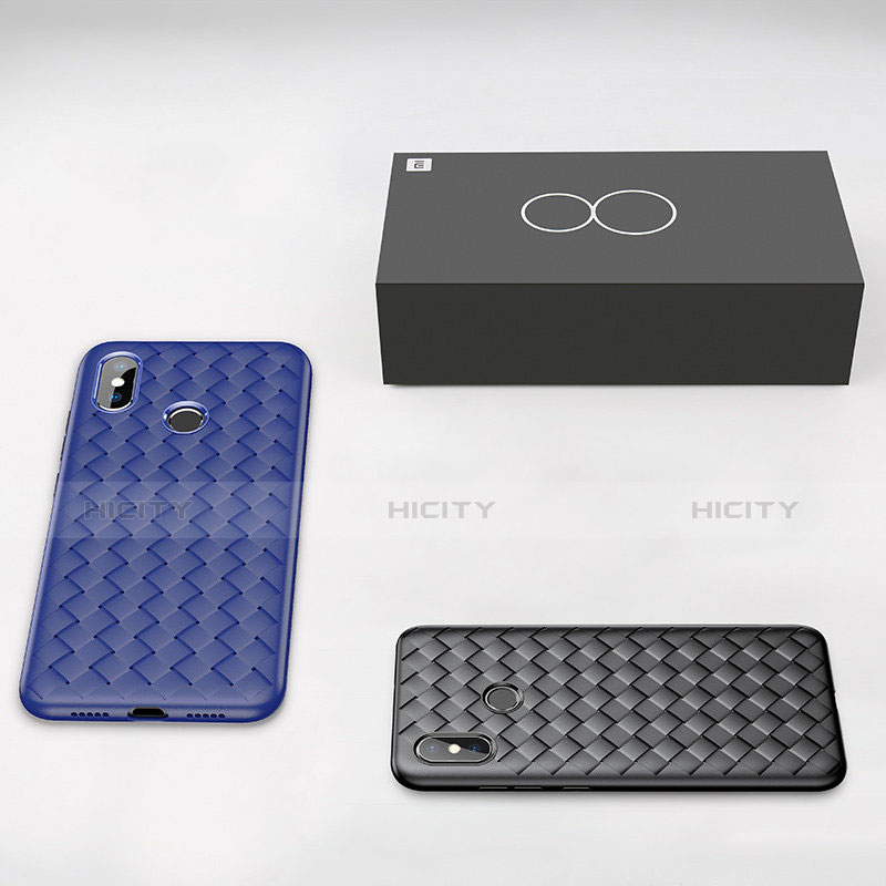 Custodia Silicone Cover Morbida Spigato per Xiaomi Mi 8