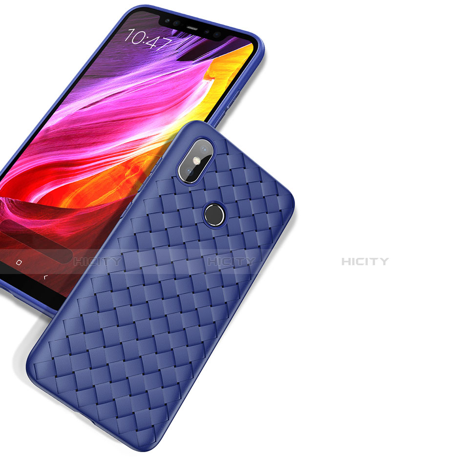 Custodia Silicone Cover Morbida Spigato per Xiaomi Mi 8