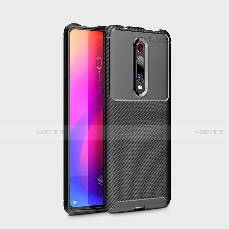 Custodia Silicone Cover Morbida Spigato per Xiaomi Mi 9T Pro Nero