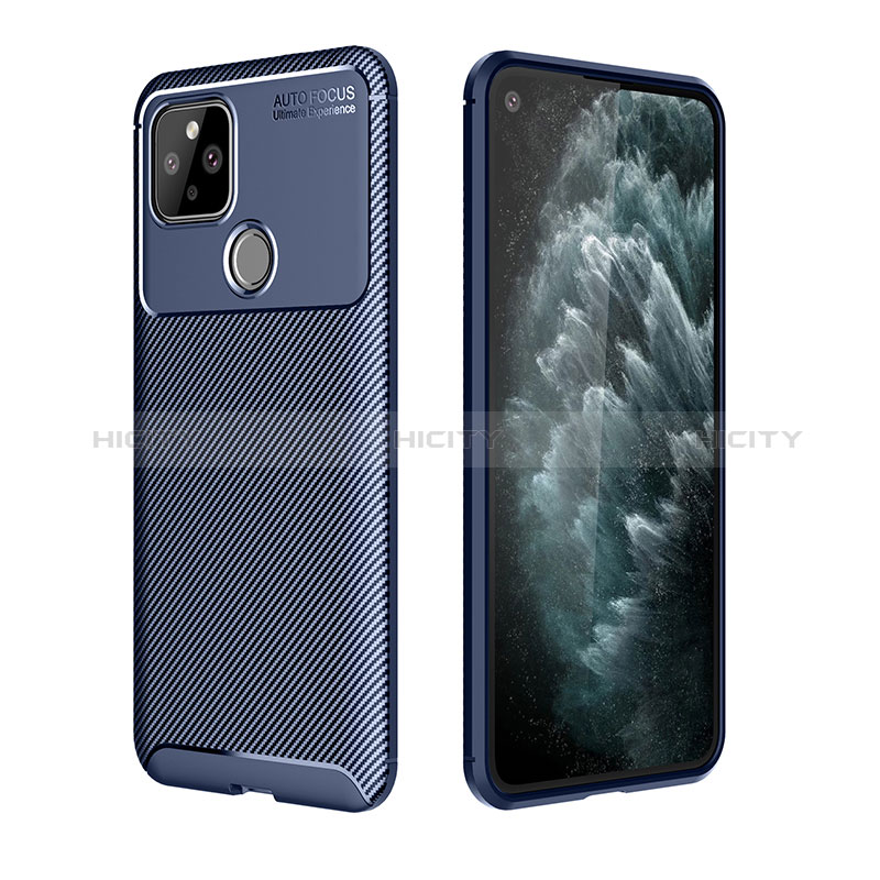 Custodia Silicone Cover Morbida Spigato QK1 per Google Pixel 5