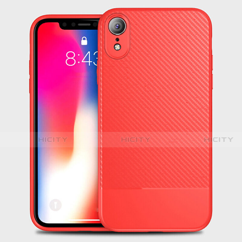 Custodia Silicone Cover Morbida Spigato S01 per Apple iPhone XR