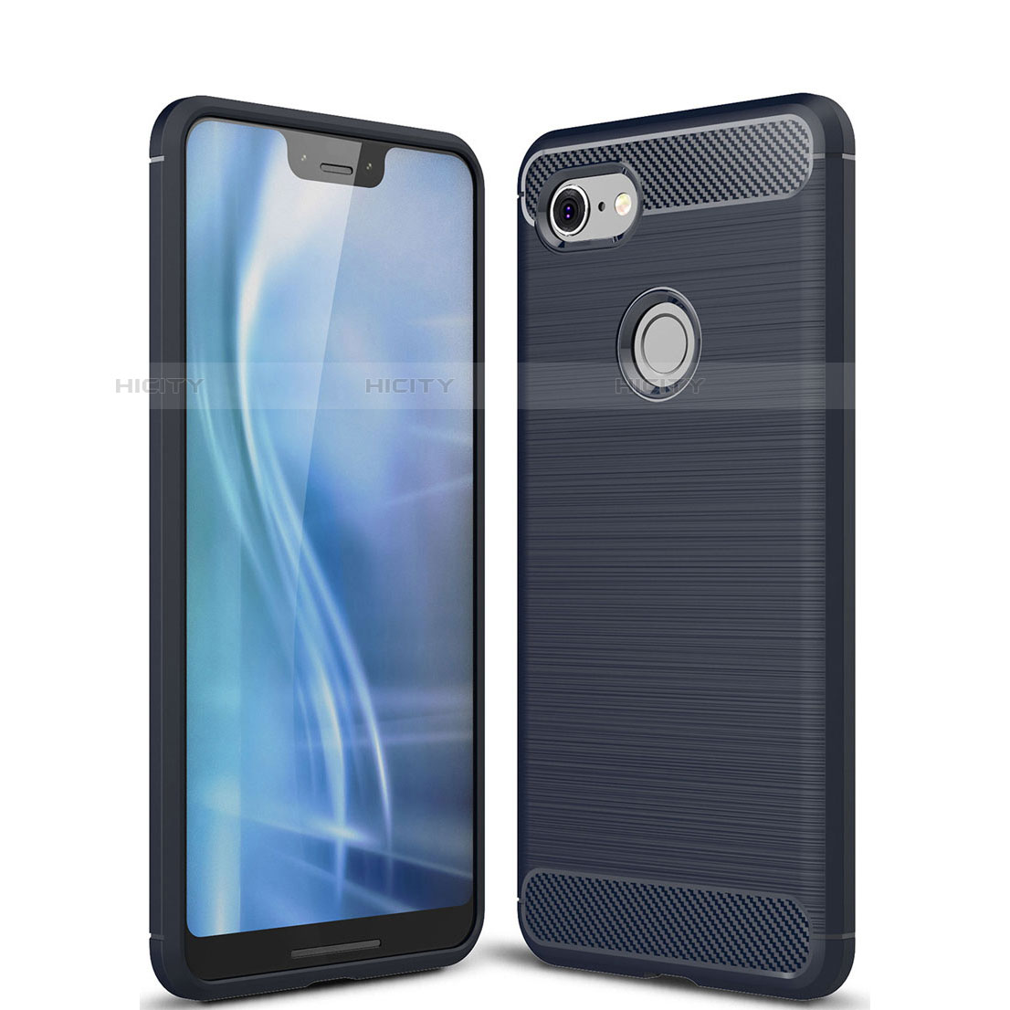 Custodia Silicone Cover Morbida Spigato S01 per Google Pixel 3 XL