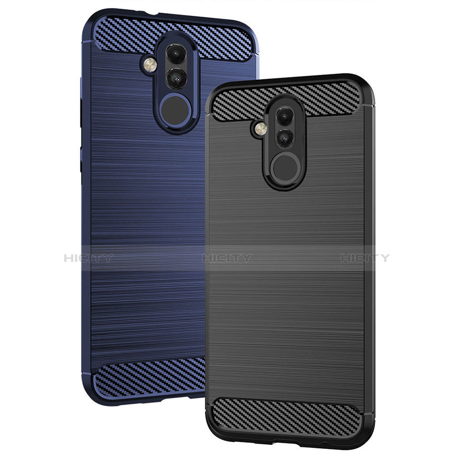 Custodia Silicone Cover Morbida Spigato S01 per Huawei Mate 20 Lite