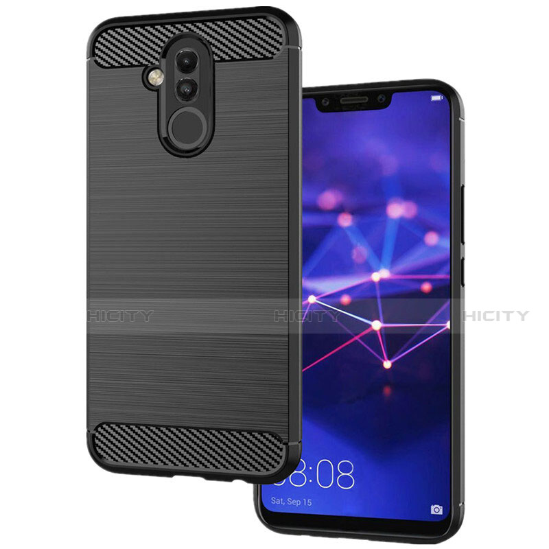 Custodia Silicone Cover Morbida Spigato S01 per Huawei Mate 20 Lite