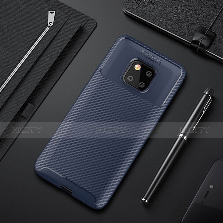 Custodia Silicone Cover Morbida Spigato S01 per Huawei Mate 20 Pro