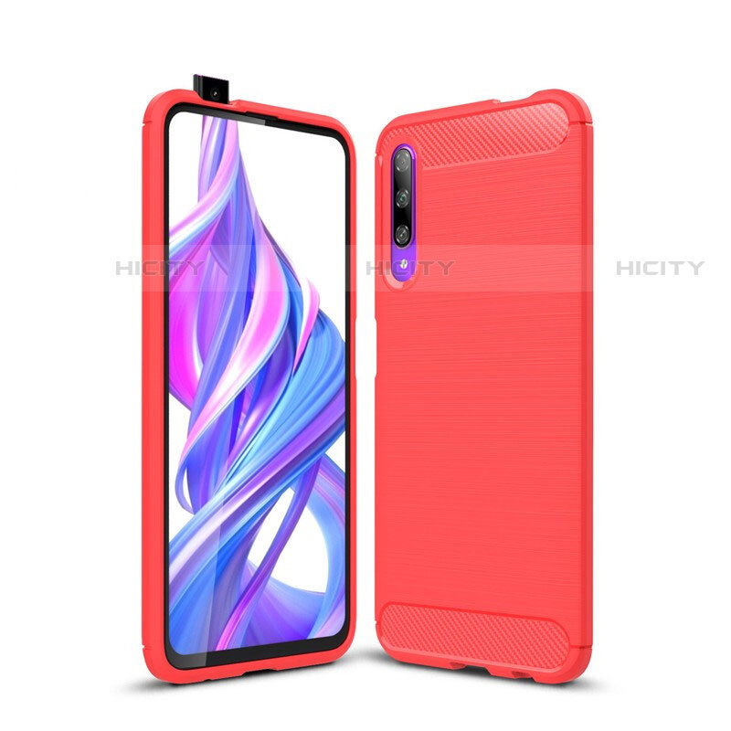 Custodia Silicone Cover Morbida Spigato S01 per Huawei Y9s