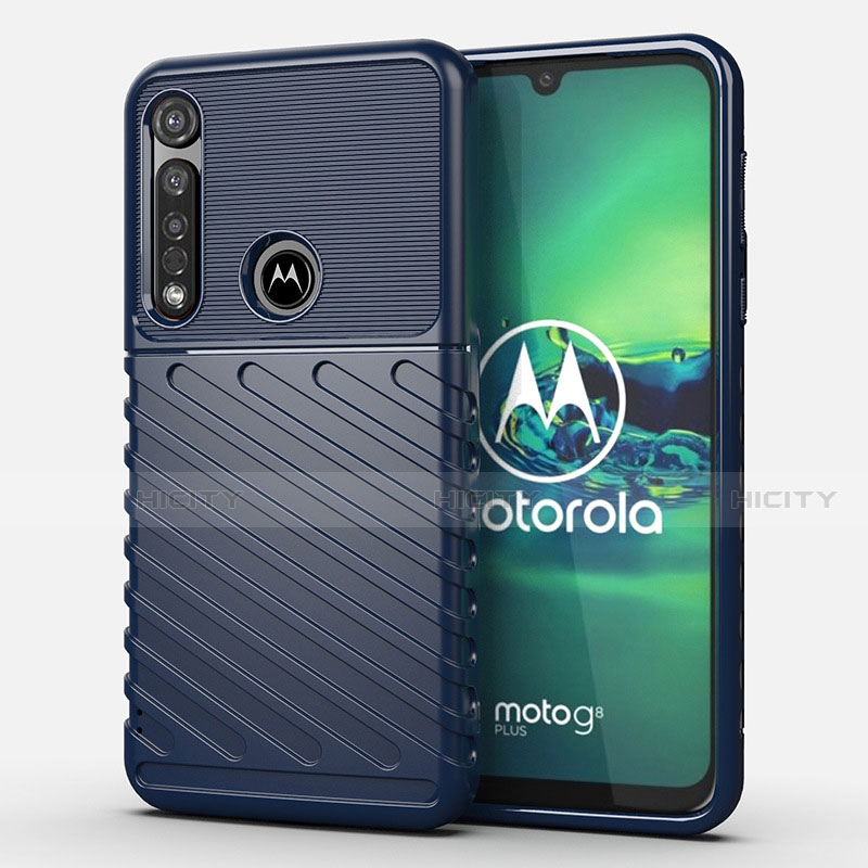 Custodia Silicone Cover Morbida Spigato S01 per Motorola Moto G8 Plus