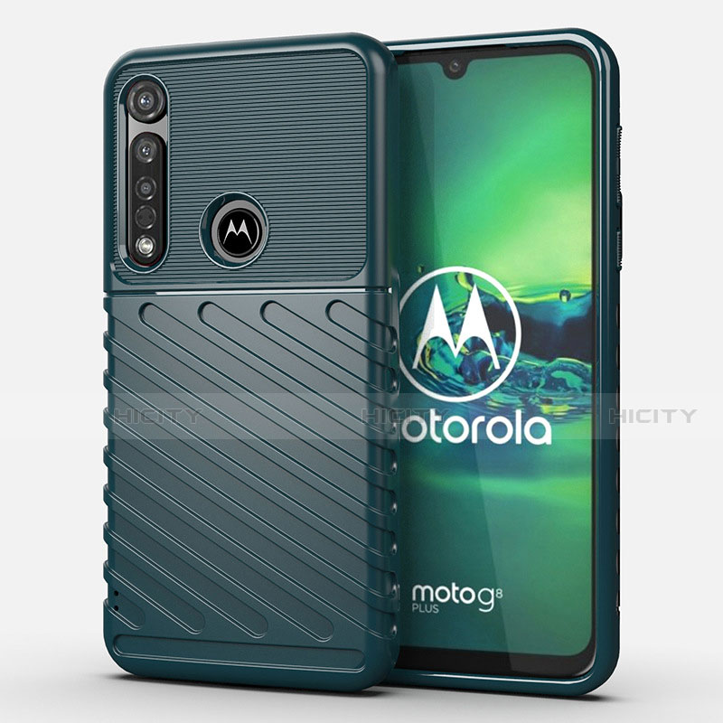 Custodia Silicone Cover Morbida Spigato S01 per Motorola Moto G8 Plus