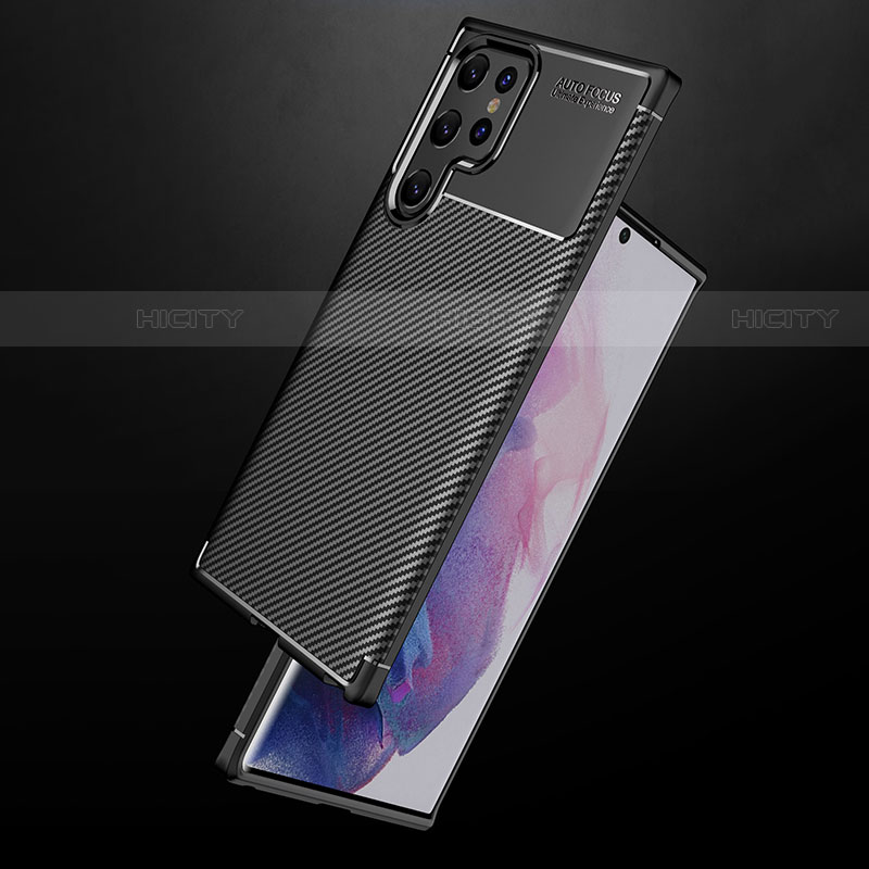 Custodia Silicone Cover Morbida Spigato S01 per Samsung Galaxy S21 Ultra 5G