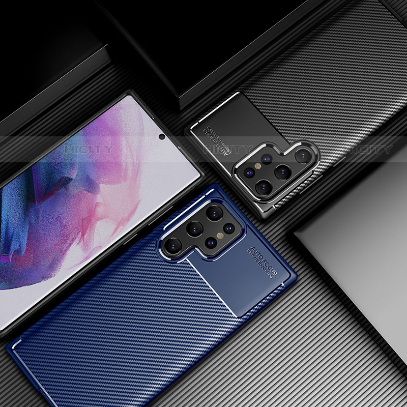 Custodia Silicone Cover Morbida Spigato S01 per Samsung Galaxy S21 Ultra 5G