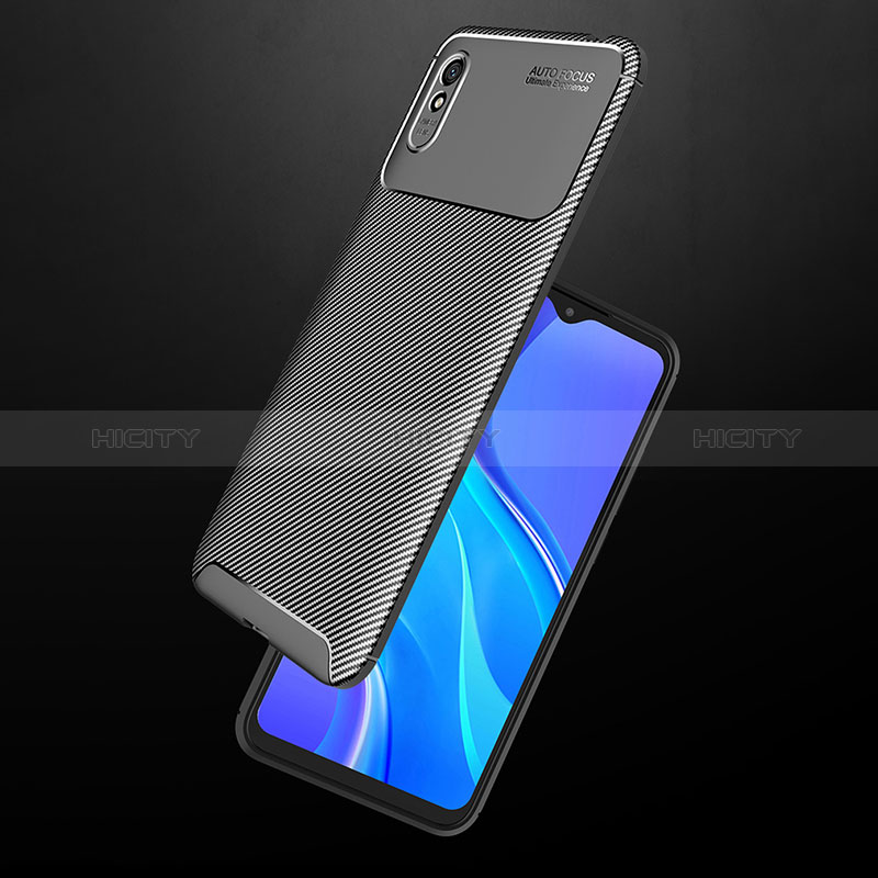 Custodia Silicone Cover Morbida Spigato S02 per Xiaomi Redmi 9i