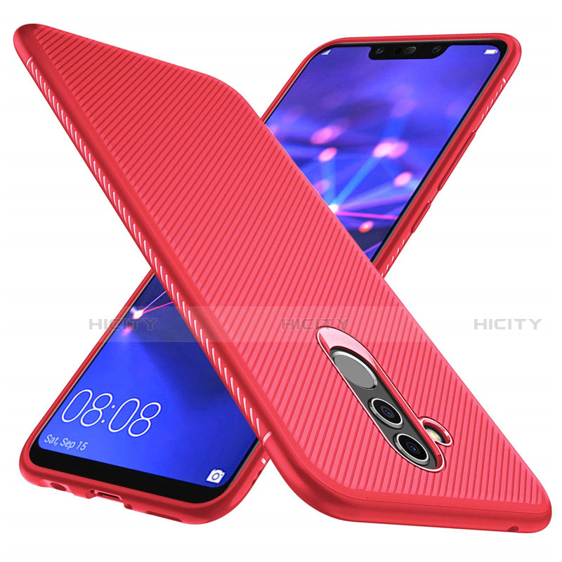 Custodia Silicone Cover Morbida Spigato S05 per Huawei Mate 20 Lite