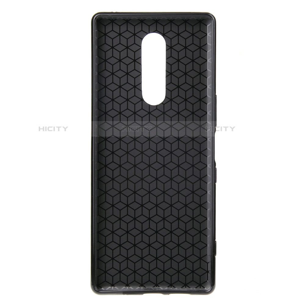 Custodia Silicone Cover Morbida Spigato T01 per Sony Xperia 1