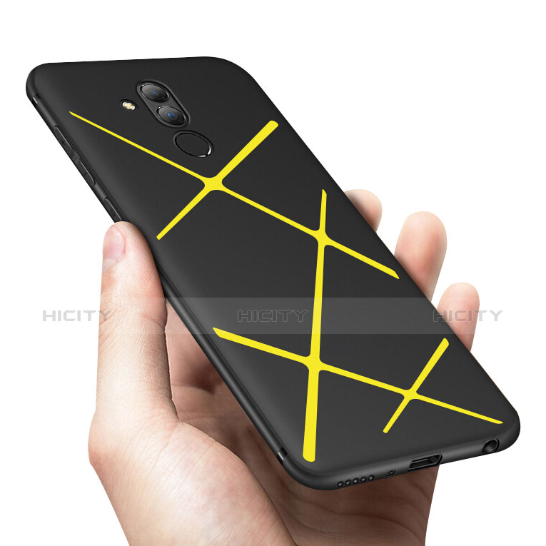 Custodia Silicone Cover Morbida Spigato T04 per Huawei Mate 20 Lite