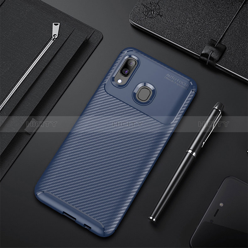 Custodia Silicone Cover Morbida Spigato WL1 per Samsung Galaxy A40