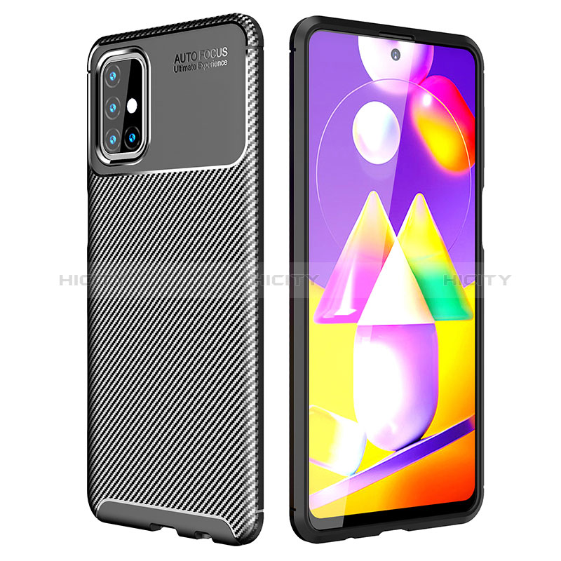 Custodia Silicone Cover Morbida Spigato WL1 per Samsung Galaxy M31s