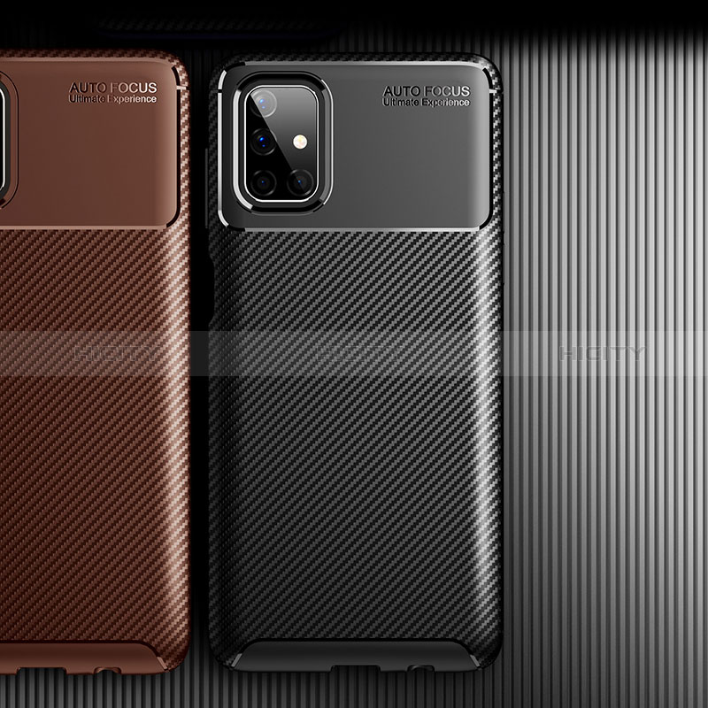 Custodia Silicone Cover Morbida Spigato WL1 per Samsung Galaxy M51