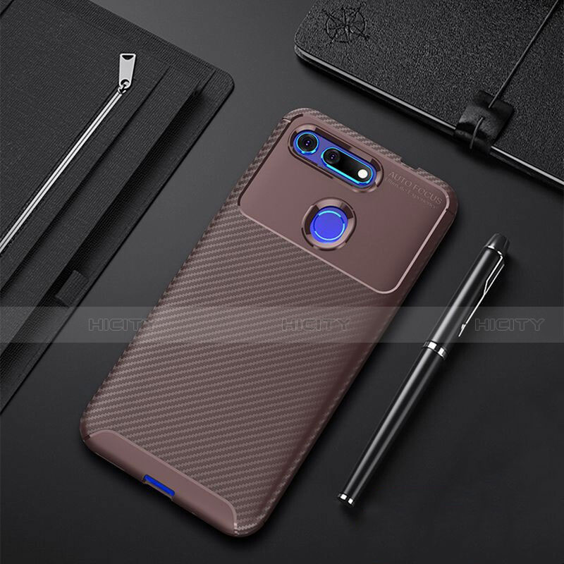 Custodia Silicone Cover Morbida Spigato Y01 per Huawei Honor V20