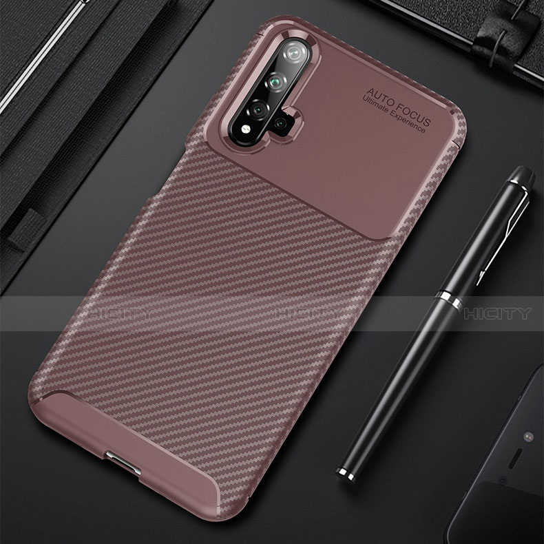 Custodia Silicone Cover Morbida Spigato Y02 per Huawei Honor 20