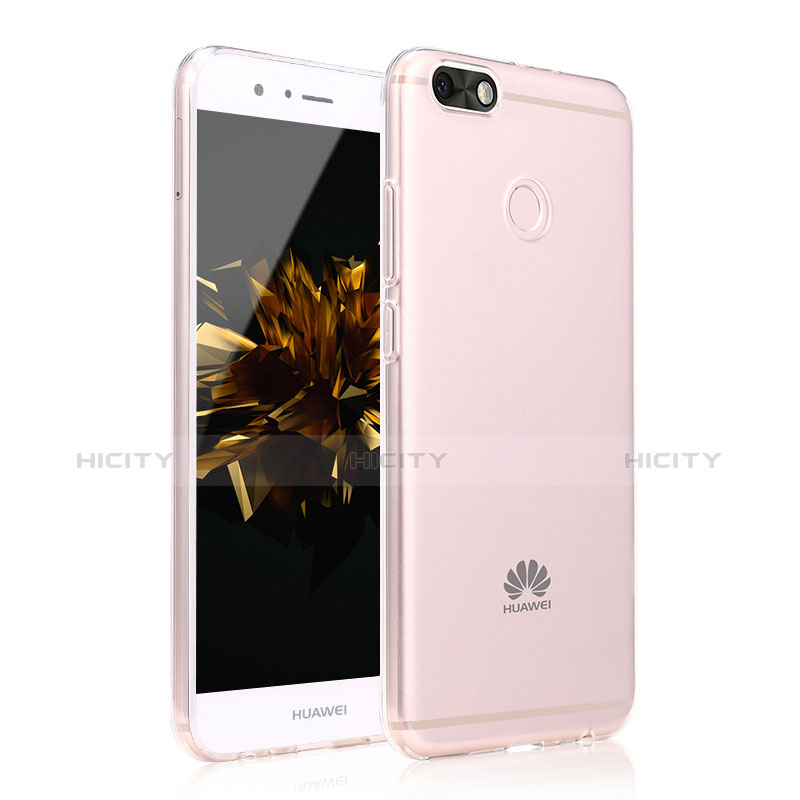 Custodia Silicone Cover Trasparente Ultra Sottile Morbida Sfumato per Huawei Enjoy 7 Chiaro