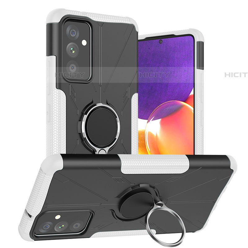 Custodia Silicone e Plastica Opaca Cover con Magnetico Anello Supporto J01X per Samsung Galaxy A05s
