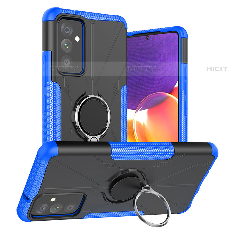 Custodia Silicone e Plastica Opaca Cover con Magnetico Anello Supporto J01X per Samsung Galaxy A34 5G