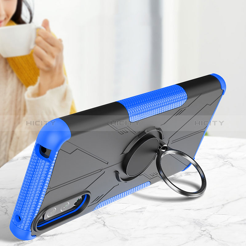 Custodia Silicone e Plastica Opaca Cover con Magnetico Anello Supporto JX1 per Sony Xperia 10 III