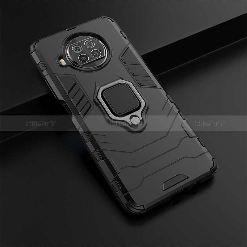 Custodia Silicone e Plastica Opaca Cover con Magnetico Anello Supporto KC1 per Xiaomi Mi 10T Lite 5G