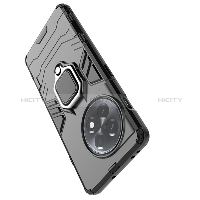 Custodia Silicone e Plastica Opaca Cover con Magnetico Anello Supporto KC2 per OnePlus Ace 2 5G