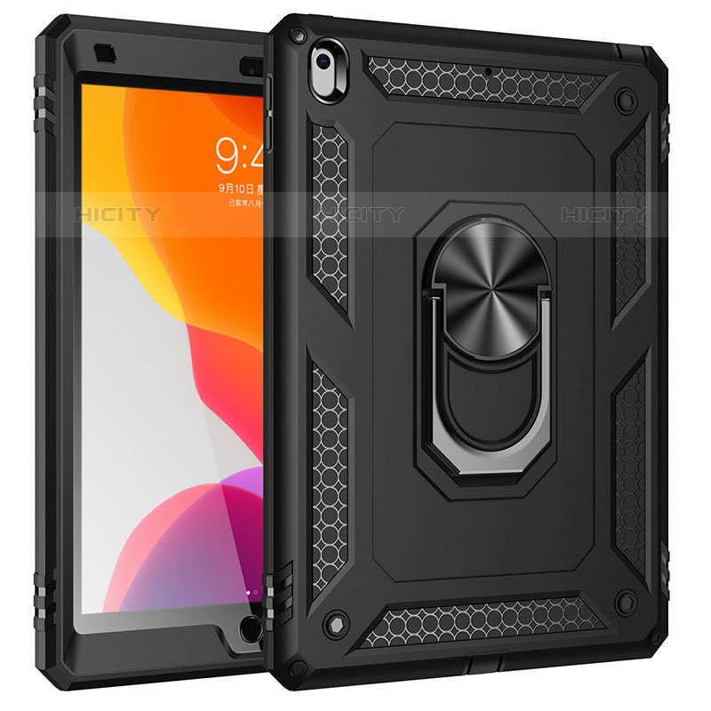 Custodia Silicone e Plastica Opaca Cover con Magnetico Anello Supporto MQ1 per Apple iPad 10.2 (2020)