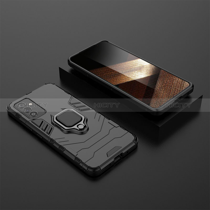 Custodia Silicone e Plastica Opaca Cover con Magnetico Anello Supporto per Samsung Galaxy A15 5G