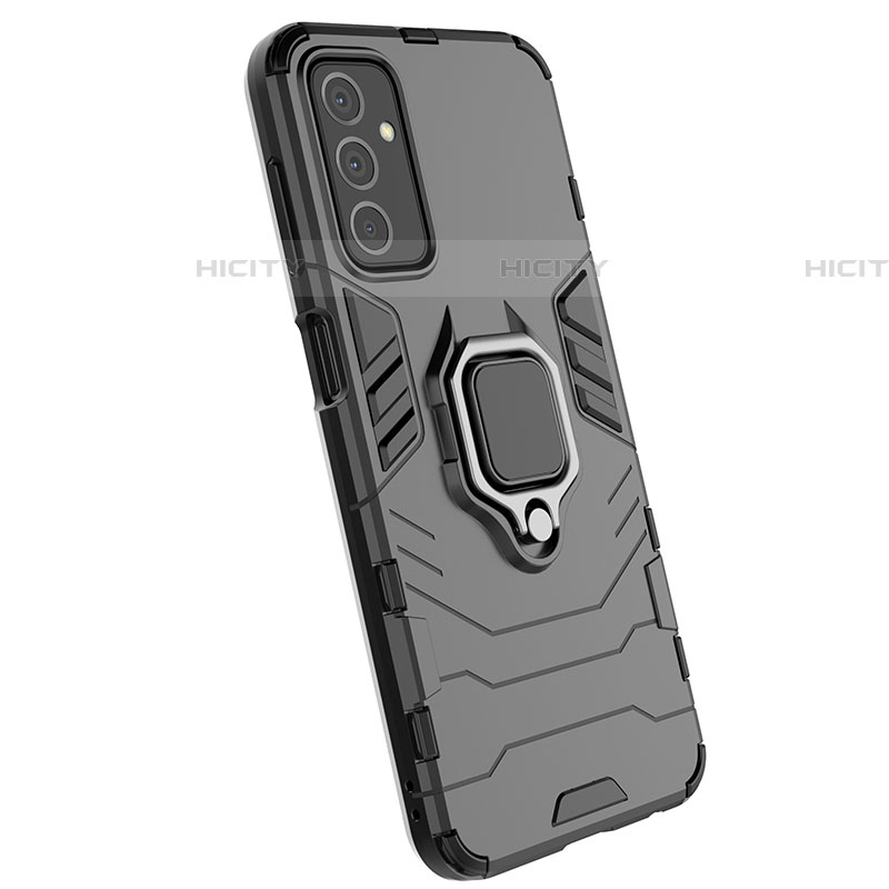 Custodia Silicone e Plastica Opaca Cover con Magnetico Anello Supporto per Samsung Galaxy F23 5G