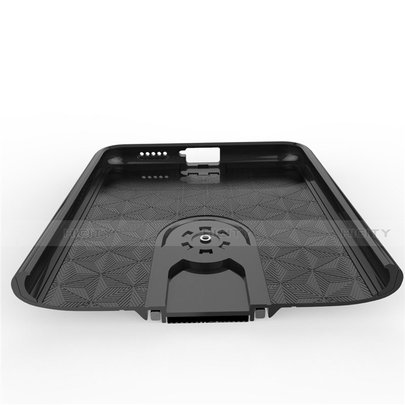 Custodia Silicone e Plastica Opaca Cover con Magnetico Anello Supporto R07 per Xiaomi Mi 9T Pro