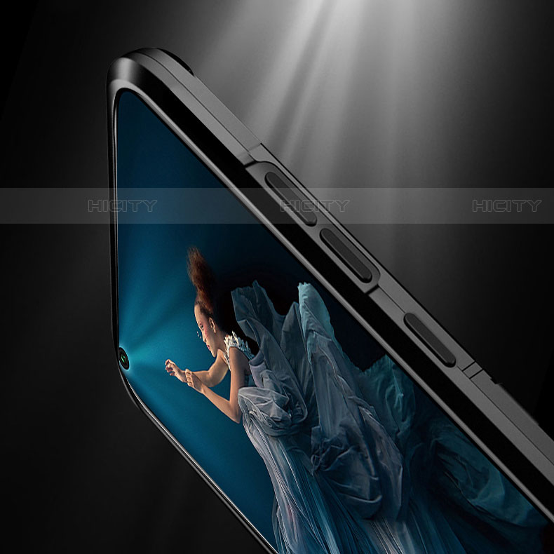 Custodia Silicone e Plastica Opaca Cover con Magnetico Supporto per Huawei Nova 5T