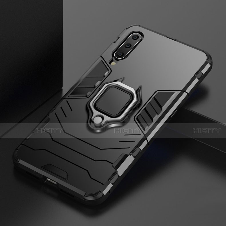 Custodia Silicone e Plastica Opaca Cover con Magnetico Supporto per Xiaomi Mi 9