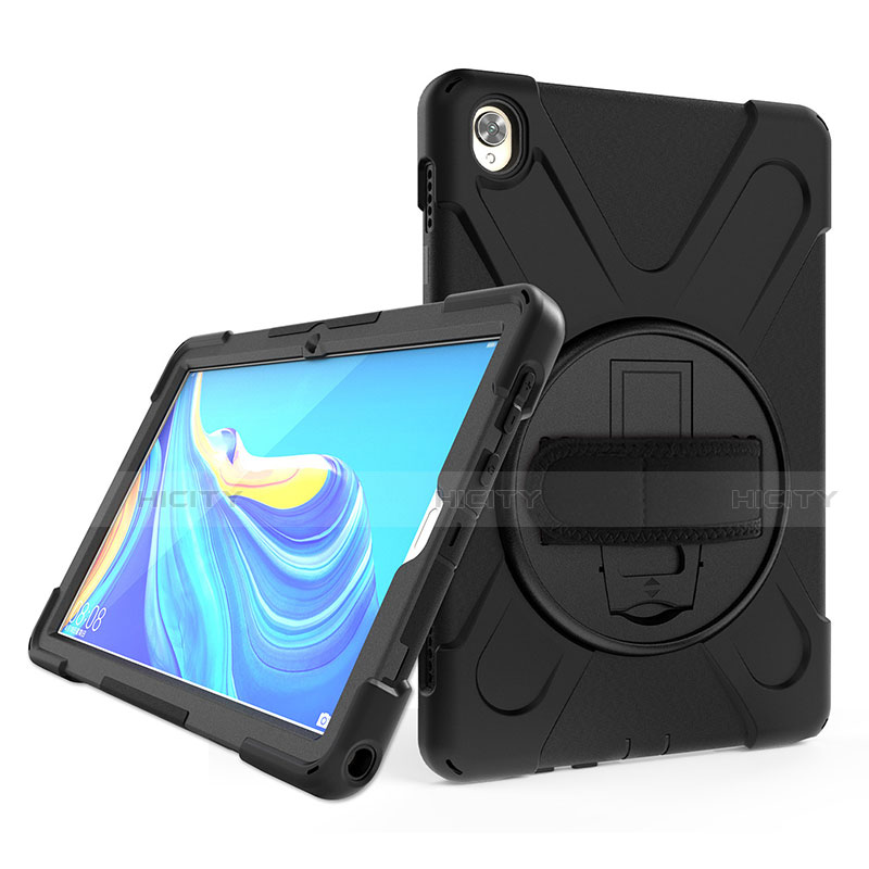 Custodia Silicone e Plastica Opaca Cover con Supporto A01 per Huawei MatePad 10.8