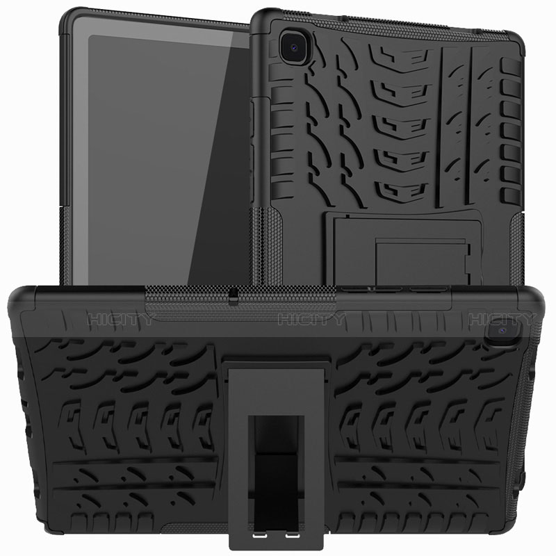 Custodia Silicone e Plastica Opaca Cover con Supporto A01 per Samsung Galaxy Tab A7 Wi-Fi 10.4 SM-T500